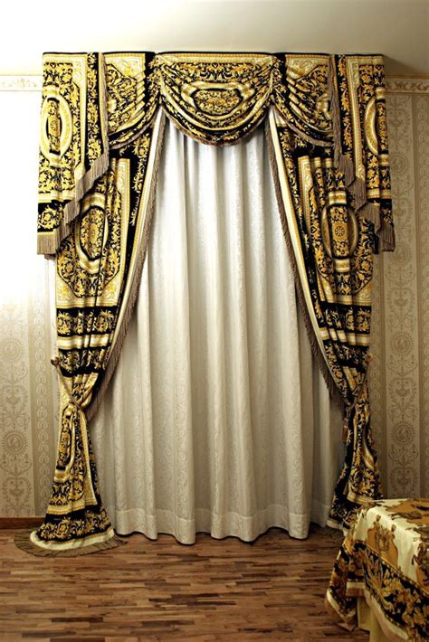 versace curtains for bedroom|More.